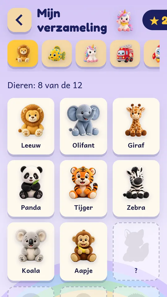 Verzameling stickers